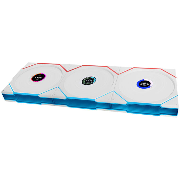 Lian Li UNI FAN TL LCD Wireless 120mm White ARGB PWM 3-Pack