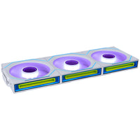 Lian Li UNI FAN SL-INF Wireless Lüfter, ARGB, PWM - 3er-Pack, mit Controller, Reverse-Blade, 120mm, weiß