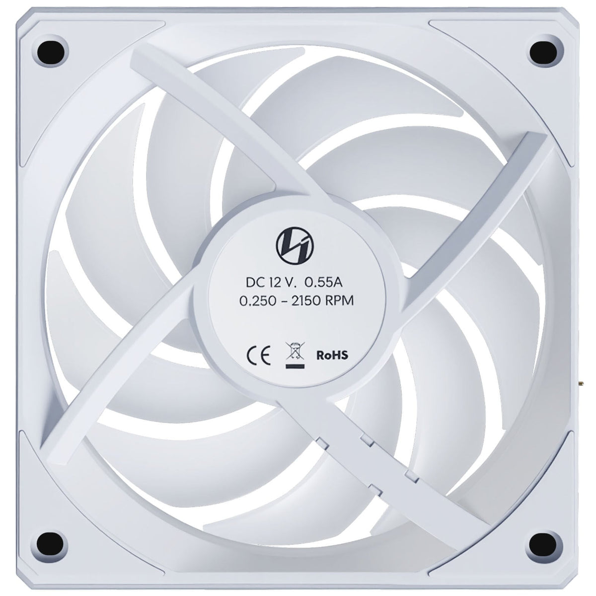 120mm Lian Li UNI FAN CL120 Wireless Reverse Blade White