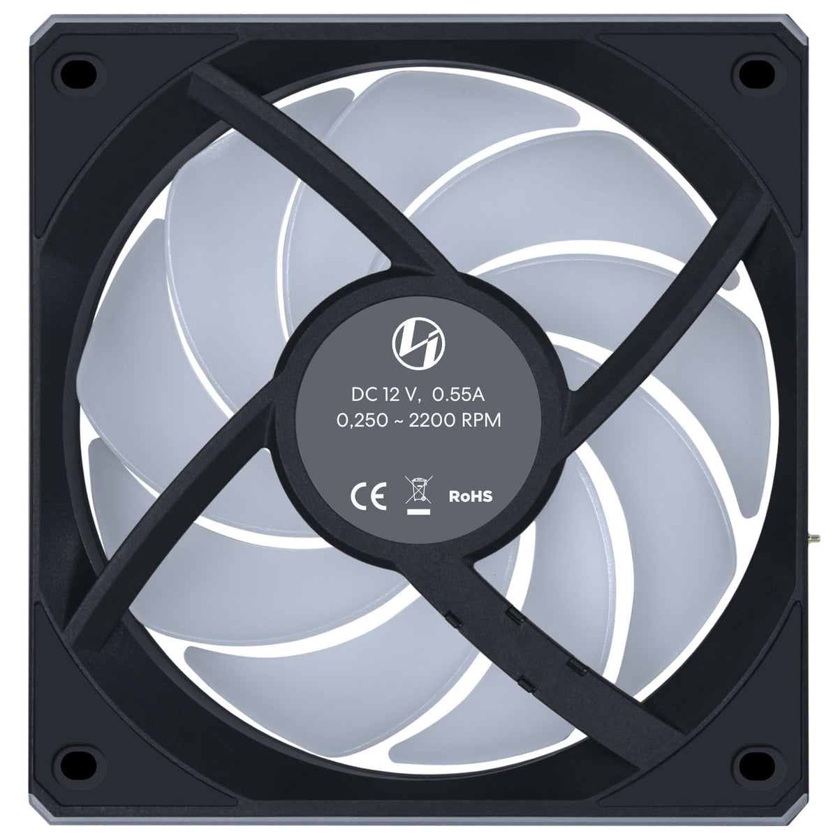 Lian Li UNI FAN CL 120mm Black Wireless 77.34 CFM PWM Addressable RGB 3-Pack
