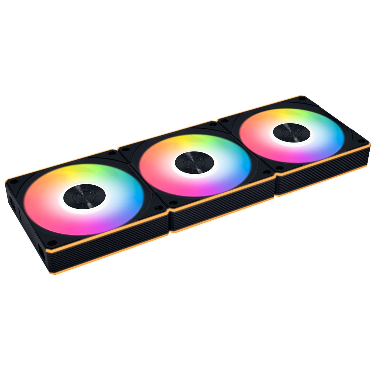 Lian Li UNI FAN CL 120mm Black Wireless 77.34 CFM PWM Addressable RGB 3-Pack