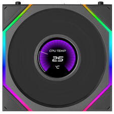 120mm Lian Li Uni Fan TL LCD FLEX ARGB, Black