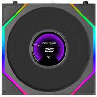 120mm Lian Li Uni Fan TL LCD FLEX ARGB, Black