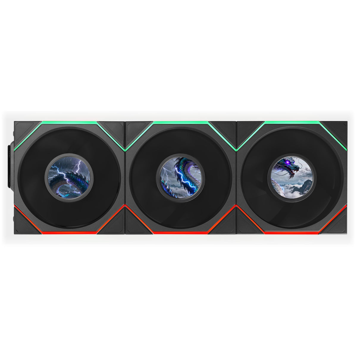 120mm Lian Li Uni Fan TL LCD FLEX ARGB, Black