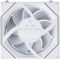 120mm Lian Li UNI FAN SL-INF 120 FLEX LCD Wireless ARGB White