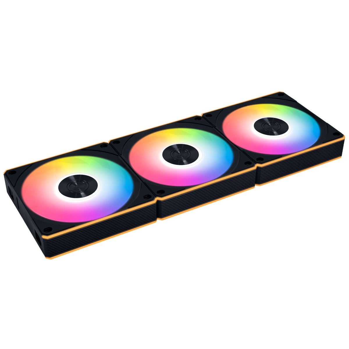 Lian Li UNI FAN CL FLEX Wireless PWM-Lüfter, ARGB - Reverse Blade, 120mm, schwarz, 3er-Pack mit Controller