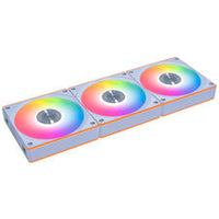 Lian Li UNI FAN CL FLEX Wireless PWM-Lüfter, ARGB - Reverse Blade, 120mm, weiß, 3er-Pack mit Controller