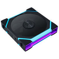 Lian Li UNI FAN SL FLEX Wireless PWM-Lüfter, ARGB, Unendlichkeitsspiegel - 120mm, schwarz, 3er-Pack mit Controller