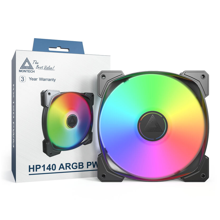 Montech HP 140mm Black ARGB PWM