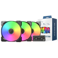 140mm Montech HP140 ARGB PWM 140x140x25 3-pack