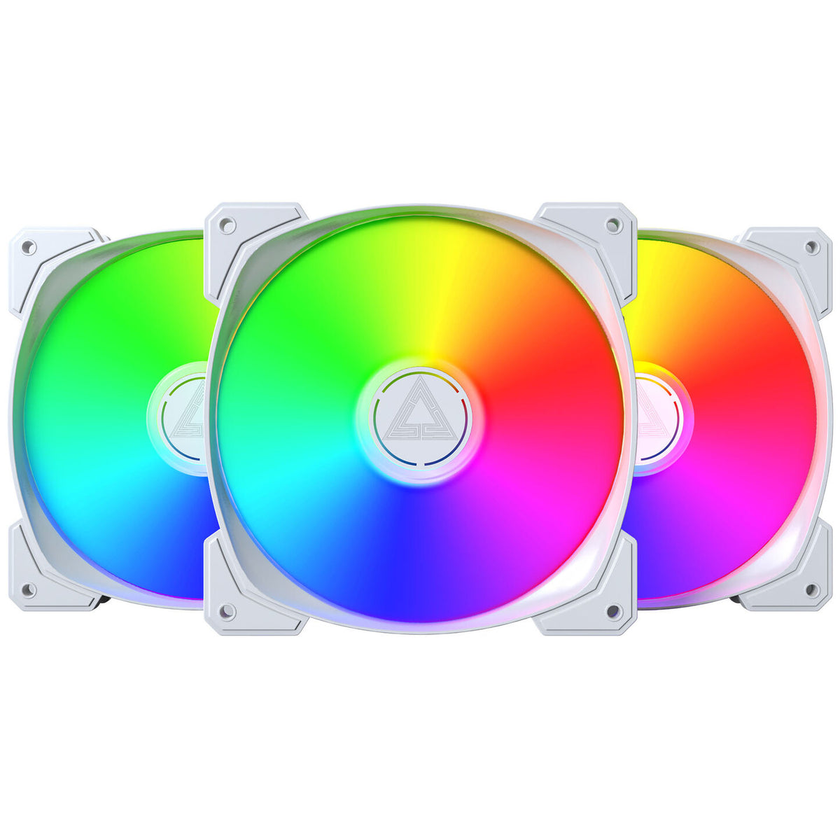 Montech HP140 ARGB PWM 140x140x25 (weiß, 3er Pack, 140 mm)