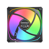 CASE FAN 120MM/AX120 PRO BLACK 3 IN 1 MONTECH