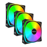 CASE FAN 120MM/AX120 PRO BLACK 3 IN 1 MONTECH