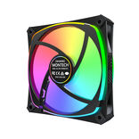 CASE FAN 120MM/RX120 PRO BLACK MONTECH