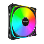 CASE FAN 120MM/RX120 PRO BLACK 3 IN 1 MONTECH