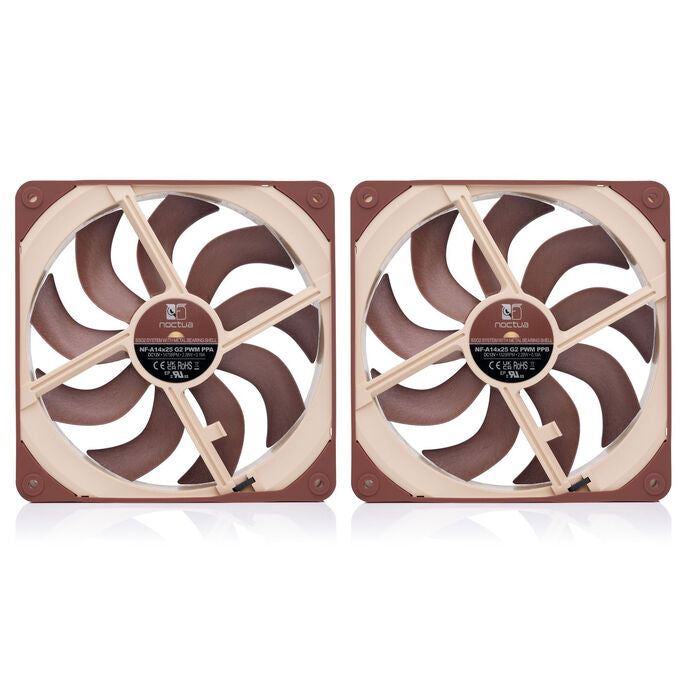 Noctua NF-A14x25 G2 PWM Sx2-PP Brown