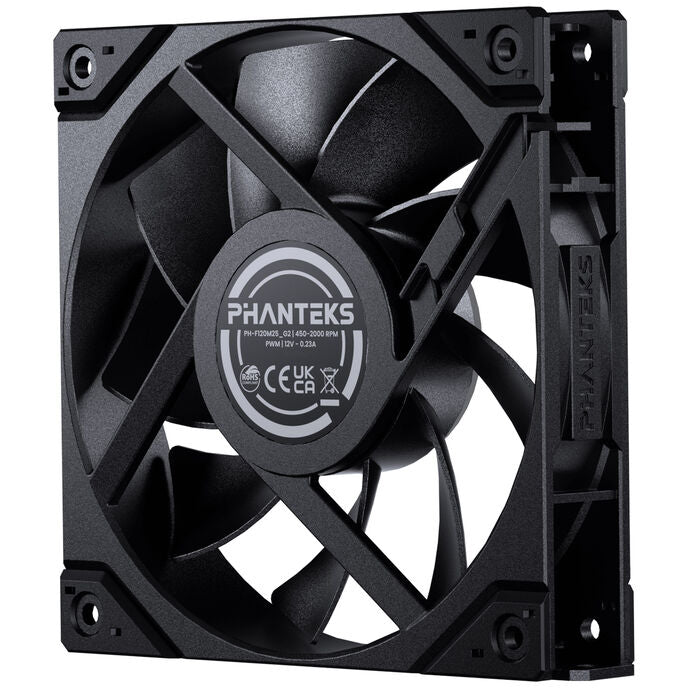 Phanteks M25G2-120 120mm Black PWM 72.72 CFM