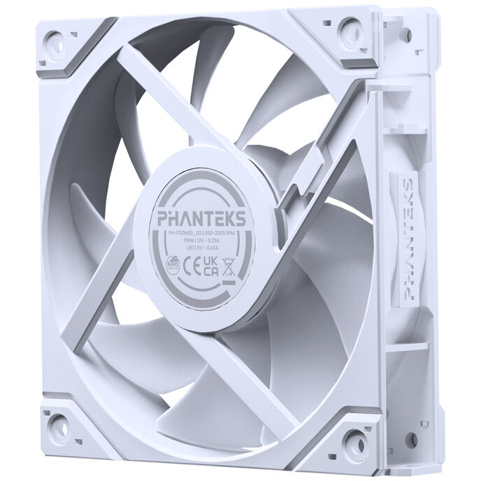 120mm Phanteks M25G2-120 D-RGB Reverse weiß