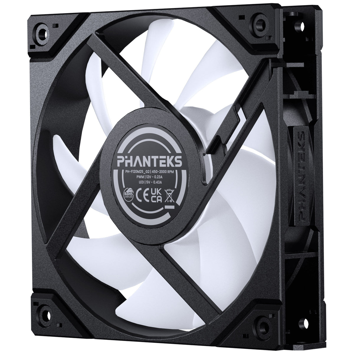 120mm Phanteks M25G2-120 D-RGB Reverse Triple Pack blauschwarz 3er-Pack