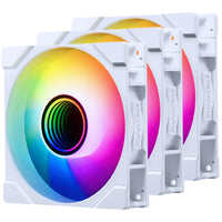 120mm Phanteks M25G2-120 D-RGB Reverse Triple Pack weiß 3er-Pack