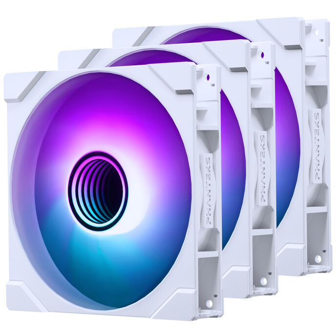 Phanteks M25G2-140 140mm Blanc D-RGB PWM 101.78 CFM Pack de 3