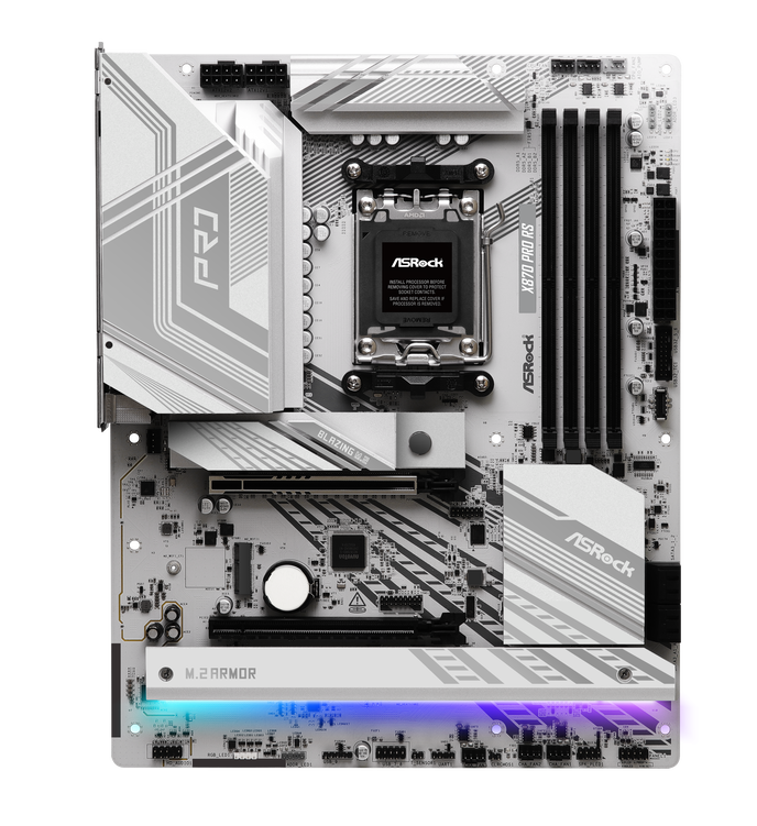 ASRock X870 Pro RS, AMD X870 Mainboard - Sockel AM5, DDR5