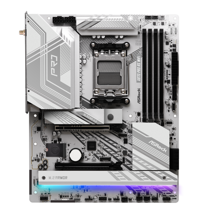 ASRock X870 Pro RS WiFi, AMD X870 Mainboard - Sockel AM5, DDR5