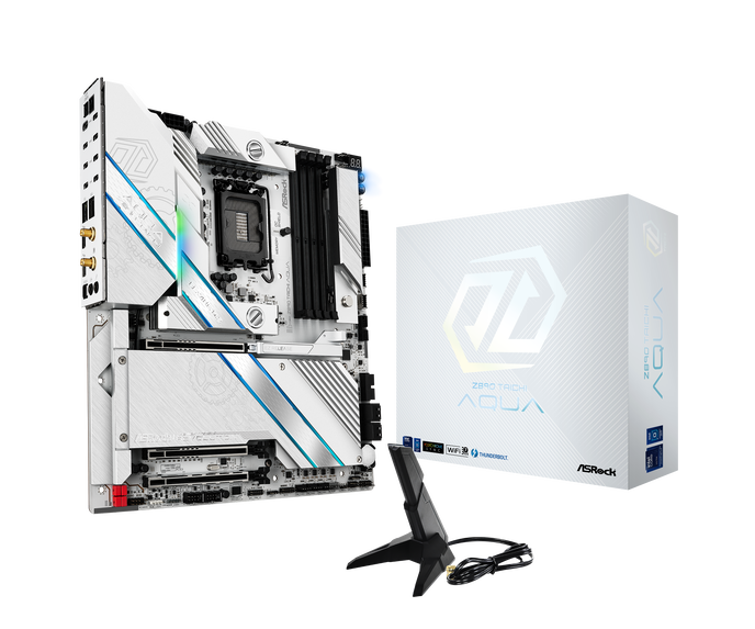 ASRock Z890 Taichi AQUA Mainboard, Sockel LGA 1851, Intel Z890, E-ATX, DDR5
