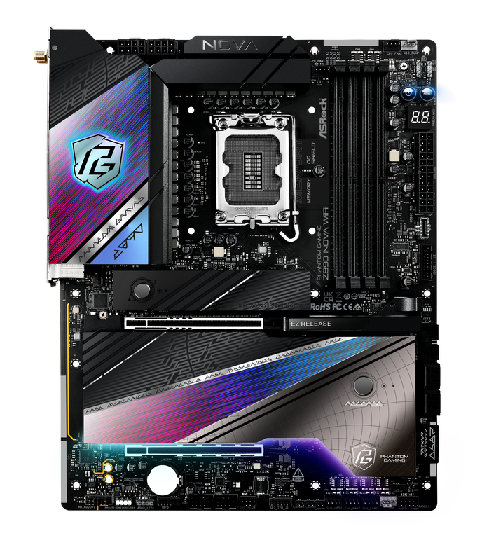 ASRock Z890 Nova WiFi Mainboard, Sockel LGA 1851, Intel Z890, ATX, DDR5
