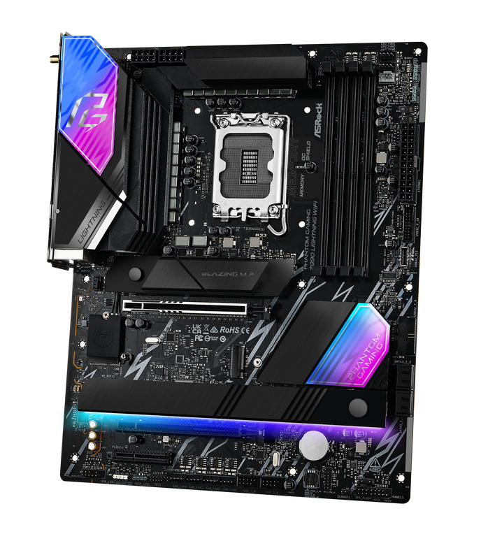 ASRock Z890 Lightning WiFi Mainboard, Sockel LGA 1851, Intel Z890, ATX, DDR5