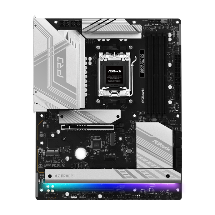 ASROCK B850 Pro RS Mainboard, Sockel AM5, AMD B850, ATX, DDR5