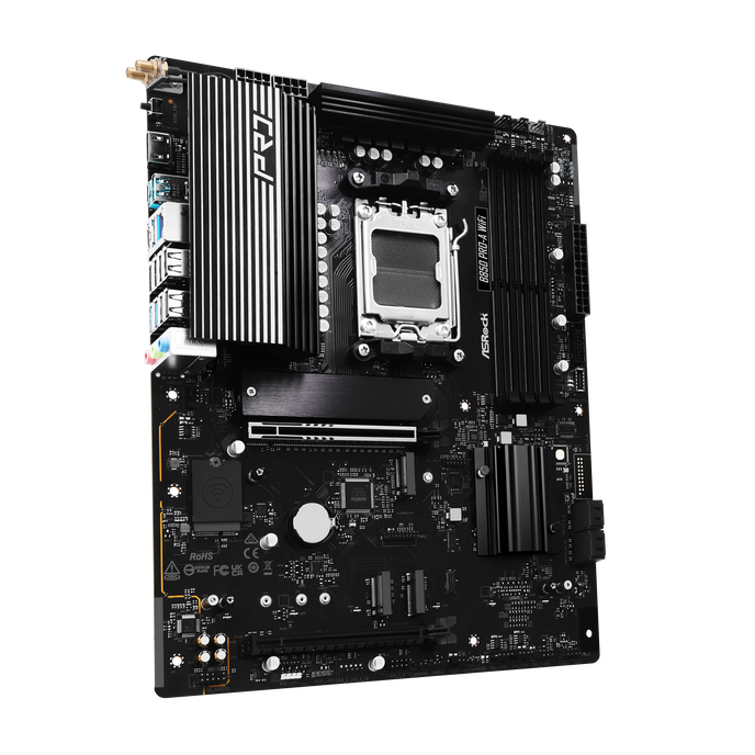 ASROCK B850 Pro-A WiFi Mainboard, Sockel AM5, AMD B850, ATX, DDR5