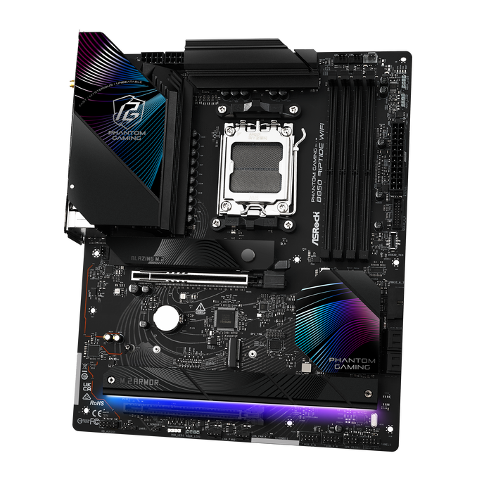 ASROCK B850 Riptide WiFi Mainboard, Sockel AM5, AMD B850, ATX, DDR5