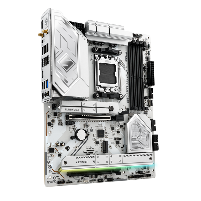 ASROCK B850 Steel Legend WiFi Mainboard, Sockel AM5, AMD B850, ATX, DDR5