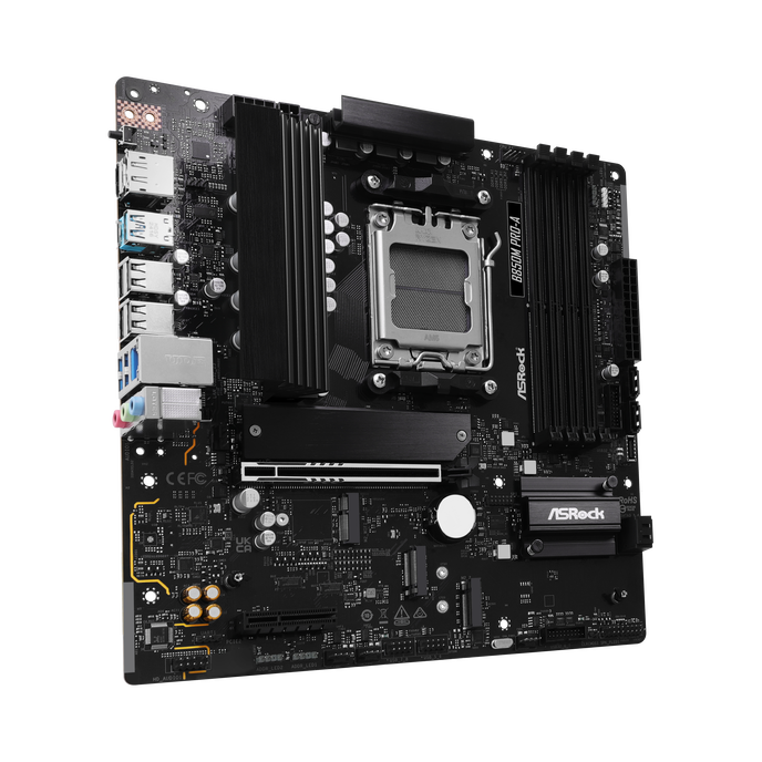 ASROCK B850M Pro-A Mainboard, Sockel AM5, AMD B850, Micro-ATX, DDR5