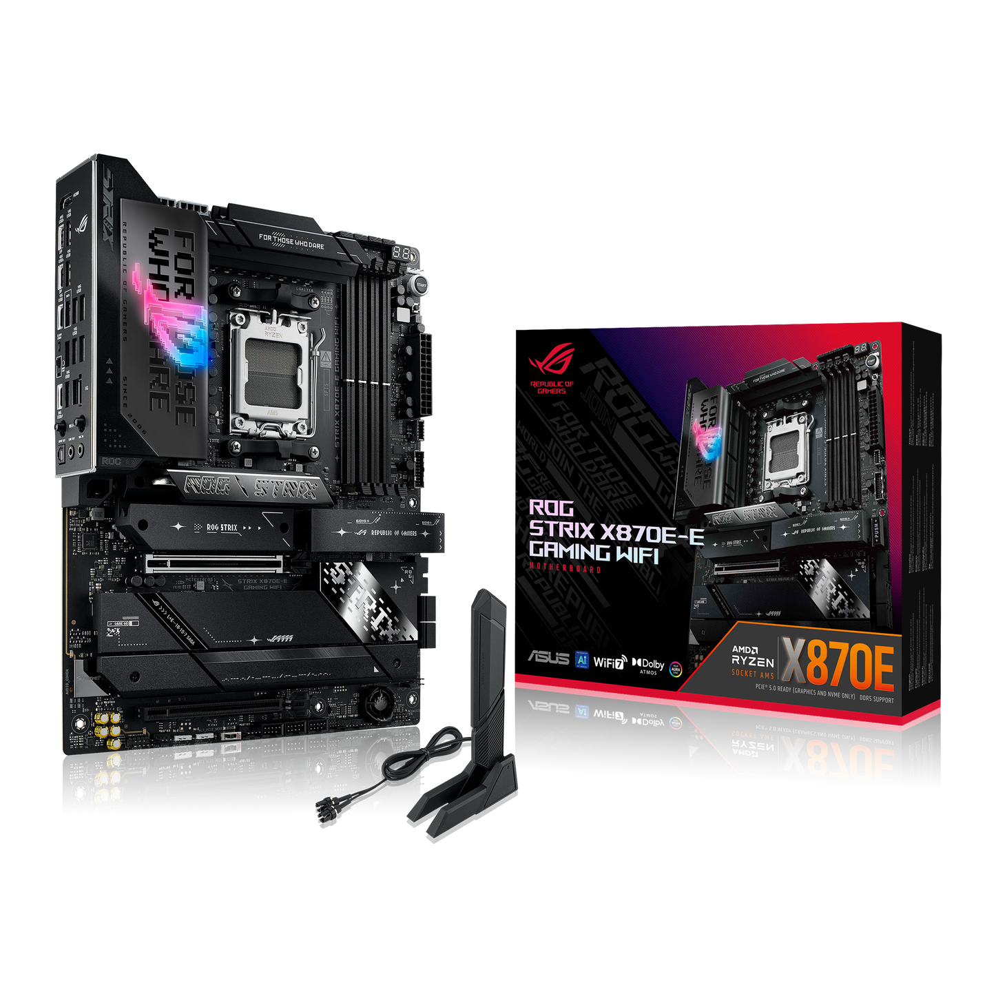 ASUS ROG Strix X870E-E Gaming WiFi Mainboard, AMD X870E, Sockel AM5, DDR5