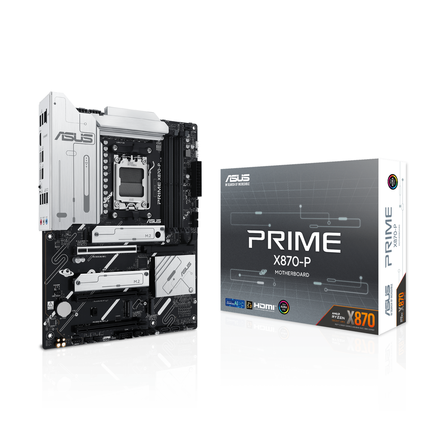 ASUS Prime X870-P Mainboard, AMD X870, Sockel AM5, DDR5