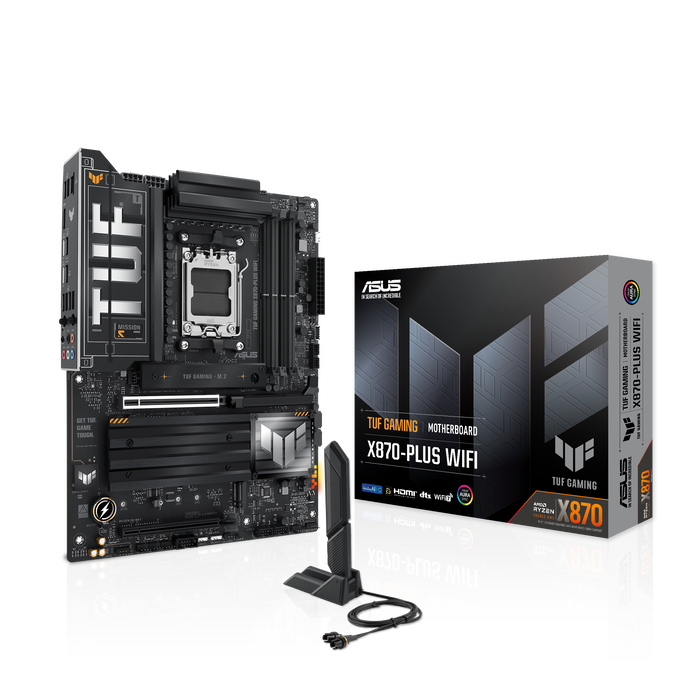 ASUS TUF Gaming X870-Plus WiFi Mainboard, AMD X870, Sockel AM5, DDR5