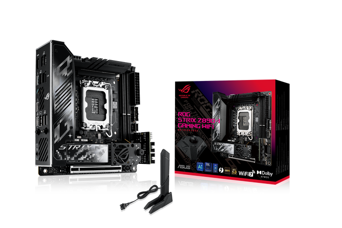 ASUS ROG Strix Z890-I Gaming WiFi Mainboard, Sockel LGA 1851, Intel Z890, Mini-ITX, DDR5