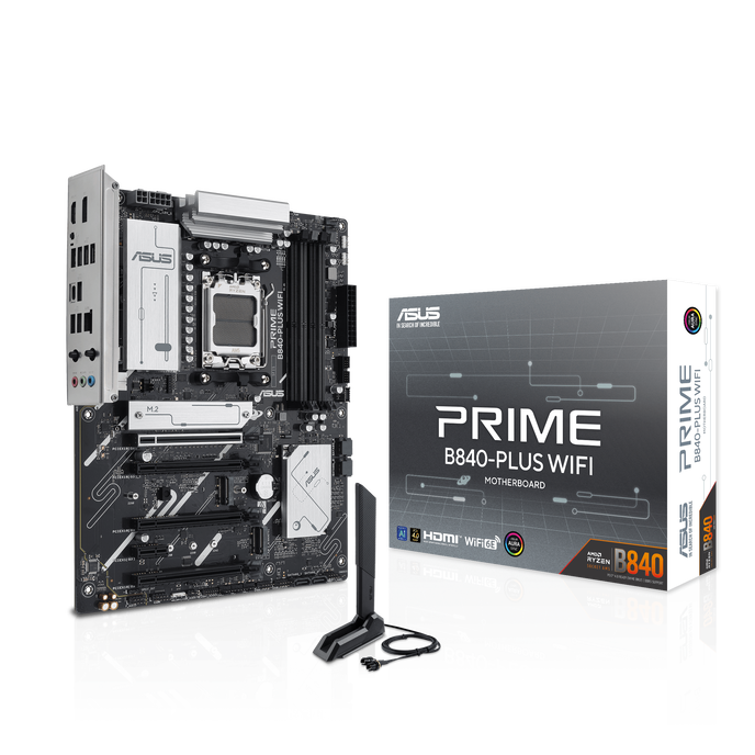 ASUS PRIME B840-Plus WiFi, AMD B840 Mainboard - Sockel AM5, DDR5