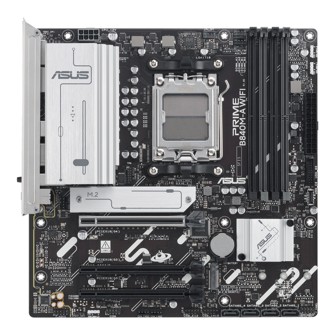 ASUS PRIME B840M-A WiFi, AMD B450 Mainboard - Sockel AM5, DDR5