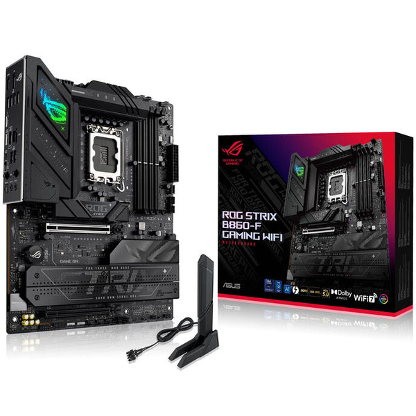 ASUS ROG Strix B860-F Gaming WiFi Mainboard, LGA 1851, Intel B860, ATX, DDR5