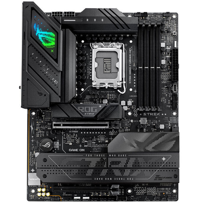 ASUS ROG Strix B860-F Gaming WiFi Mainboard, LGA 1851, Intel B860, ATX, DDR5