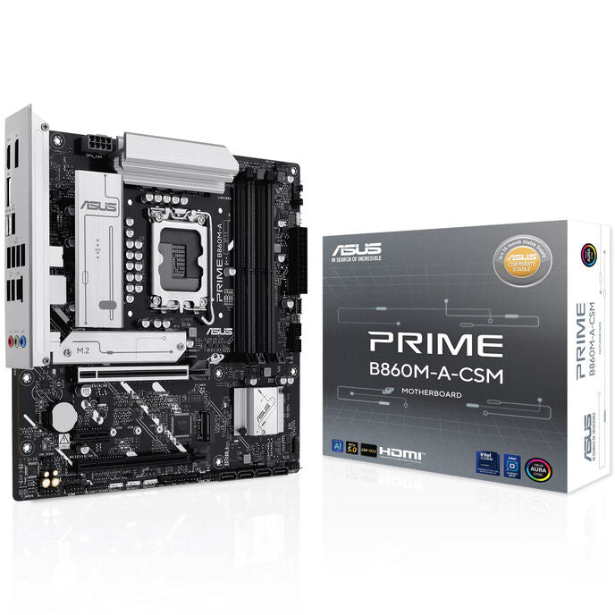 ASUS Prime B860M-A-CSM Mainboard, LGA 1851, Intel B860, mATX, DDR5