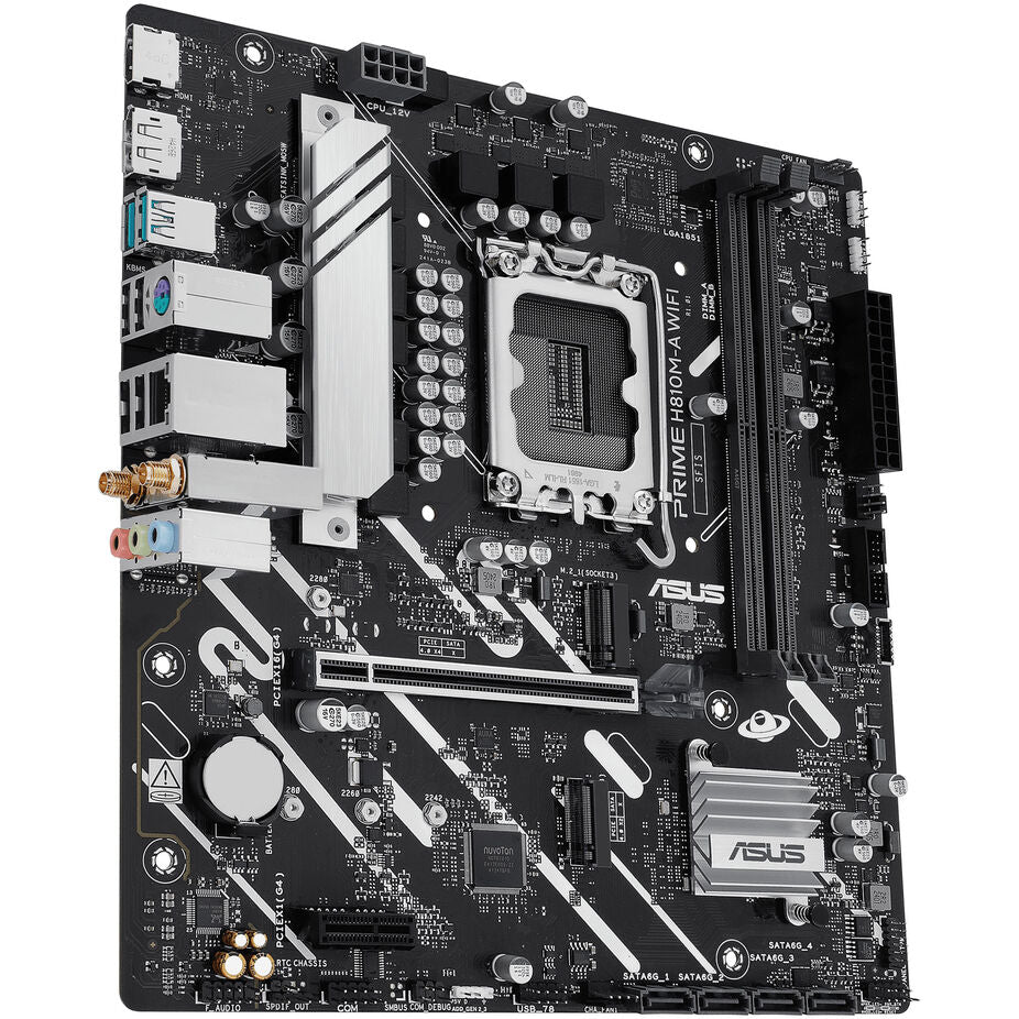 ASUS Prime B810M-A WiFi Mainboard, LGA 1851, Intel H810, mATX, DDR5