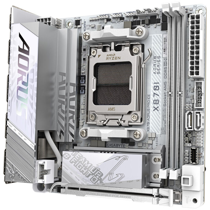 Gigabyte X870I AORUS Pro ICE, AMD X870 Mainboard - Sockel AM5, DDR5