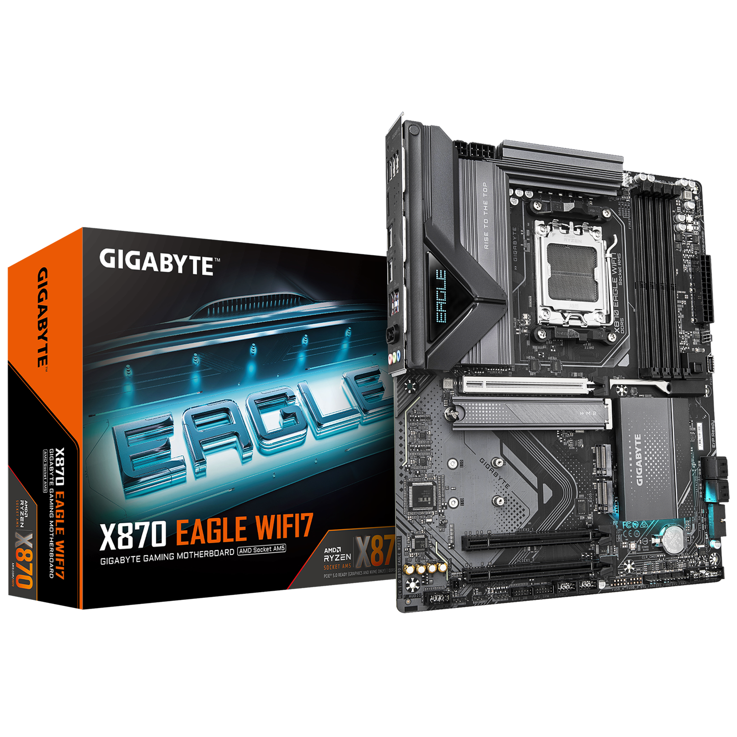 Gigabyte X870 Eagle WiFi7, AMD X870 Mainboard - Sockel AM5, DDR5