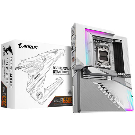 GIGABYTE B650E AORUS STEALTH ICE AM5 DDR5 ATX