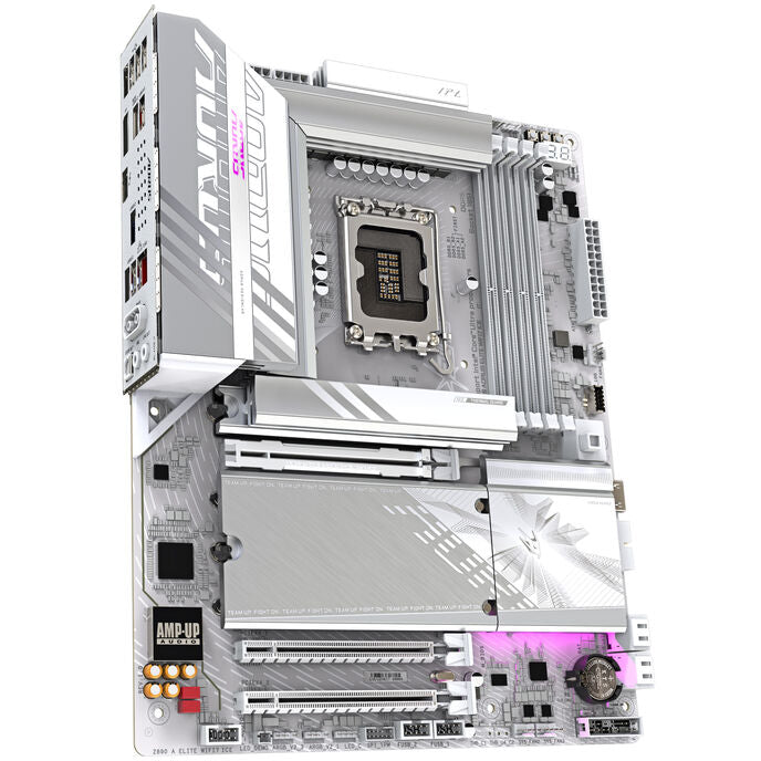 GIGABYTE Z890 Aorus Elite WF7 ICE Mainboard, Sockel LGA 1851, Intel Z890, ATX, DDR5