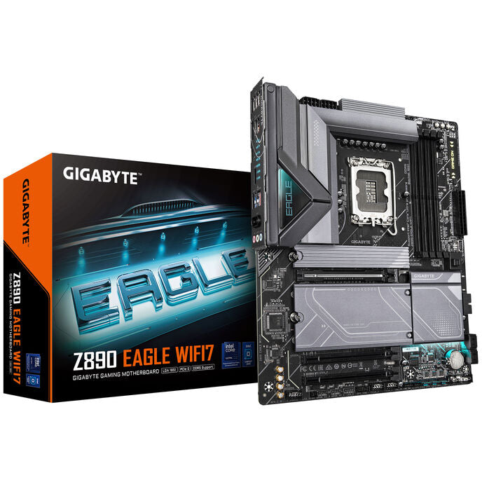 GIGABYTE Z890 Eagle WiFi7 Mainboard, Sockel LGA 1851, Intel Z890, ATX, DDR5